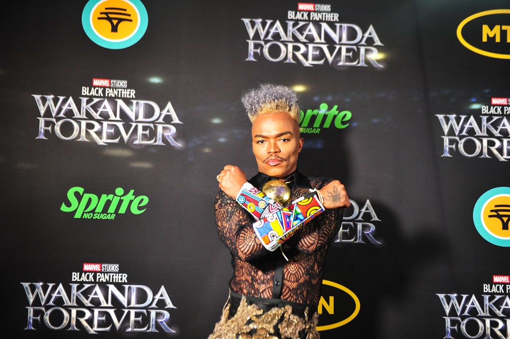    Somizi Mhlongo at the Black Panther: Wakanda Fo