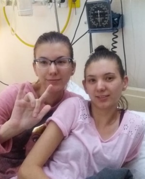 Melissa and Shanice Lewis have received cochlear implants. 