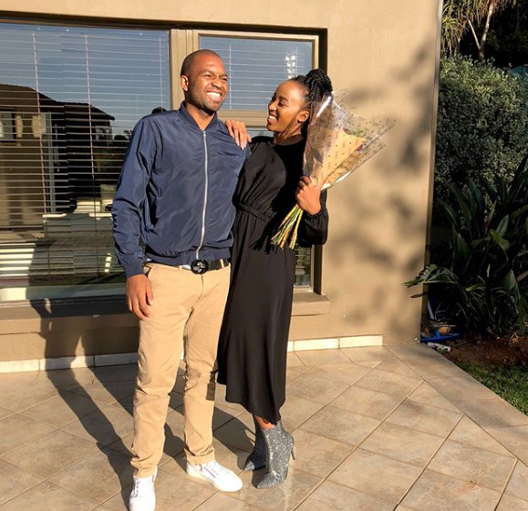 Itu Khune and Sbahle Mpisane. Photo: Instagram