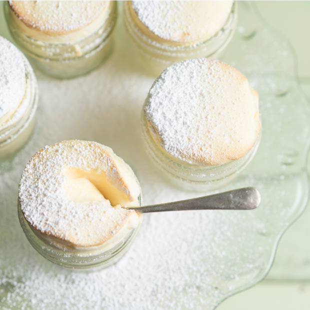 lemon sponge self saucing puddings