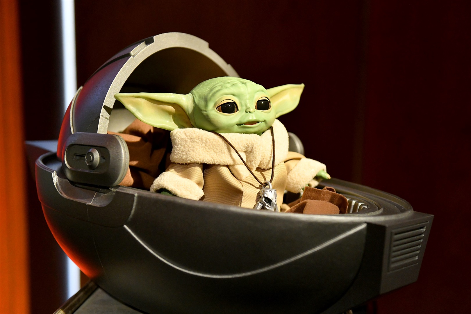 mechanical yoda doll