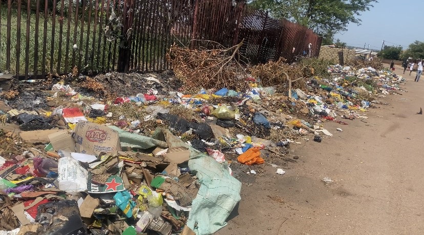 The illegal dumping site on Soshanguve has escalat