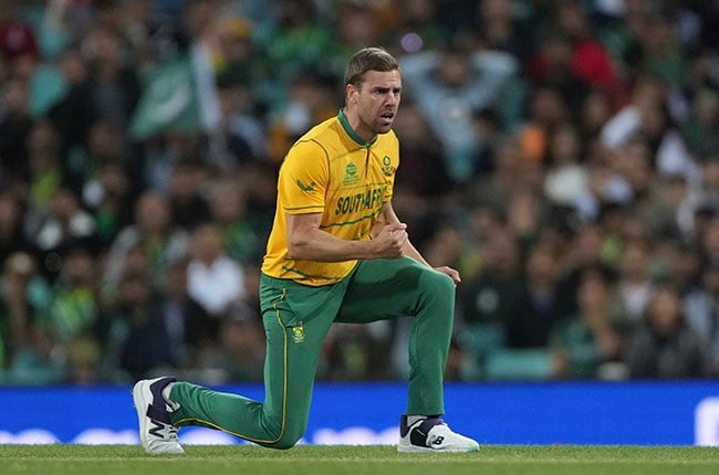 South African fast bowler Anrich Nortje