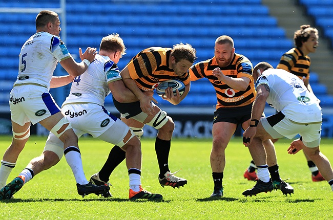 Joe Launchbury in action for Wasps.(Photo by David Rogers/Getty Images)