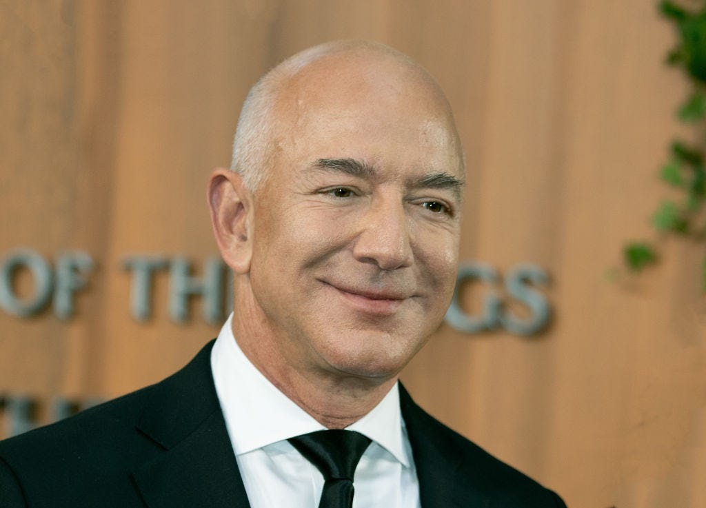 Jeff Bezos pledges to give away the majority of his fortune to charity