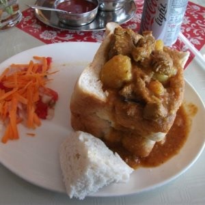Bunny chow is an unhealthy fast food.