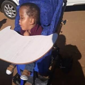 Lindiwe Mashini (33) from Bluegum View section in Duduza finally received a special purpose-built pram – or 'bakkie' as they are termed, for her 3-year-old son.
