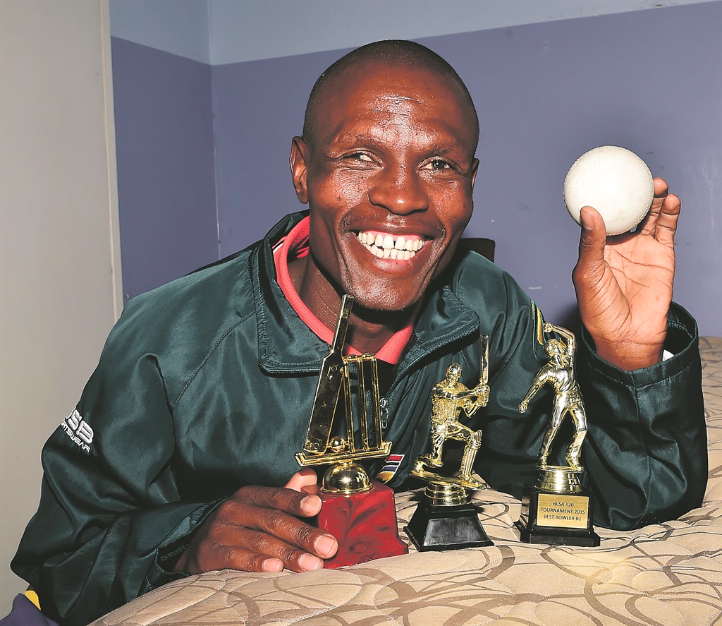 Despite losing his sight 20 years ago, cricketer Doctor Malinga is determined to turn his dreams into a reality.                 Photo by Noko Mashilo