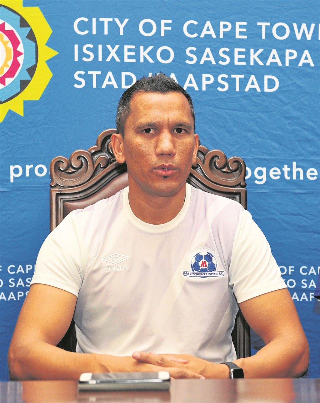 Fadlu Davids says Maritzburg United must secure a top eight finish again.Photo byBackpagepix