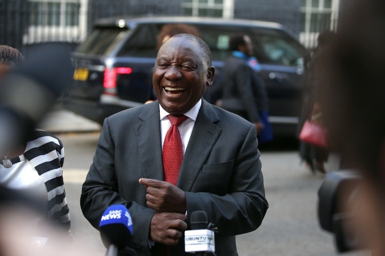 President Cyril Ramaphosa. (Photo: AFP)
