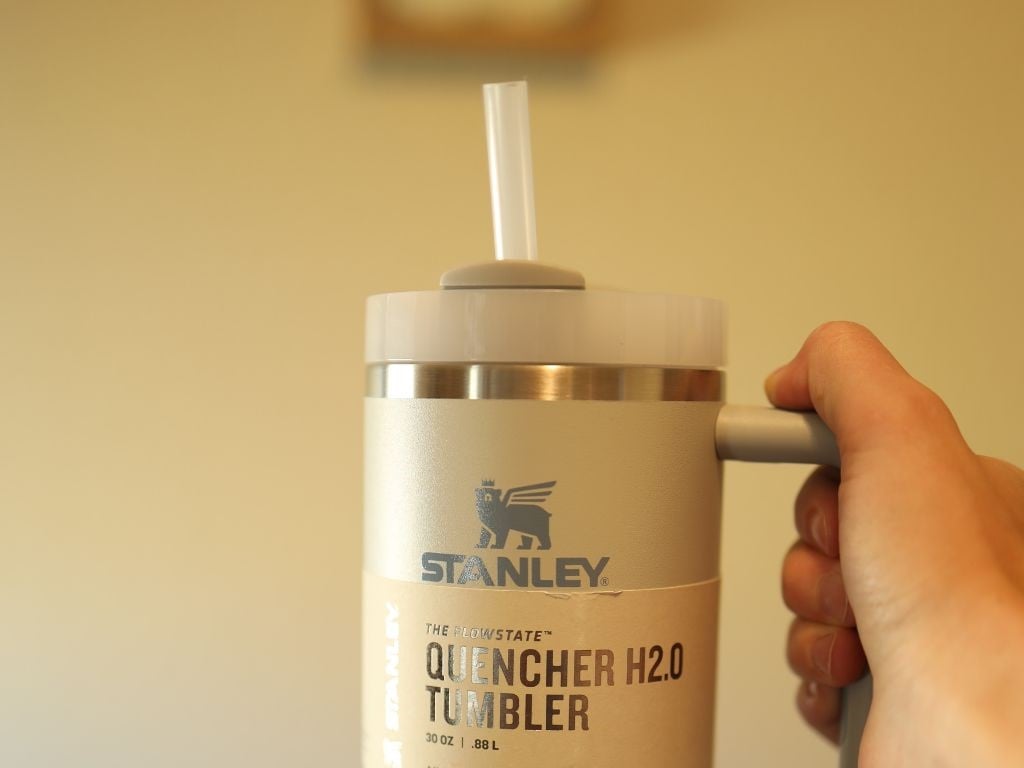The Stanley Quencher Tumbler. 