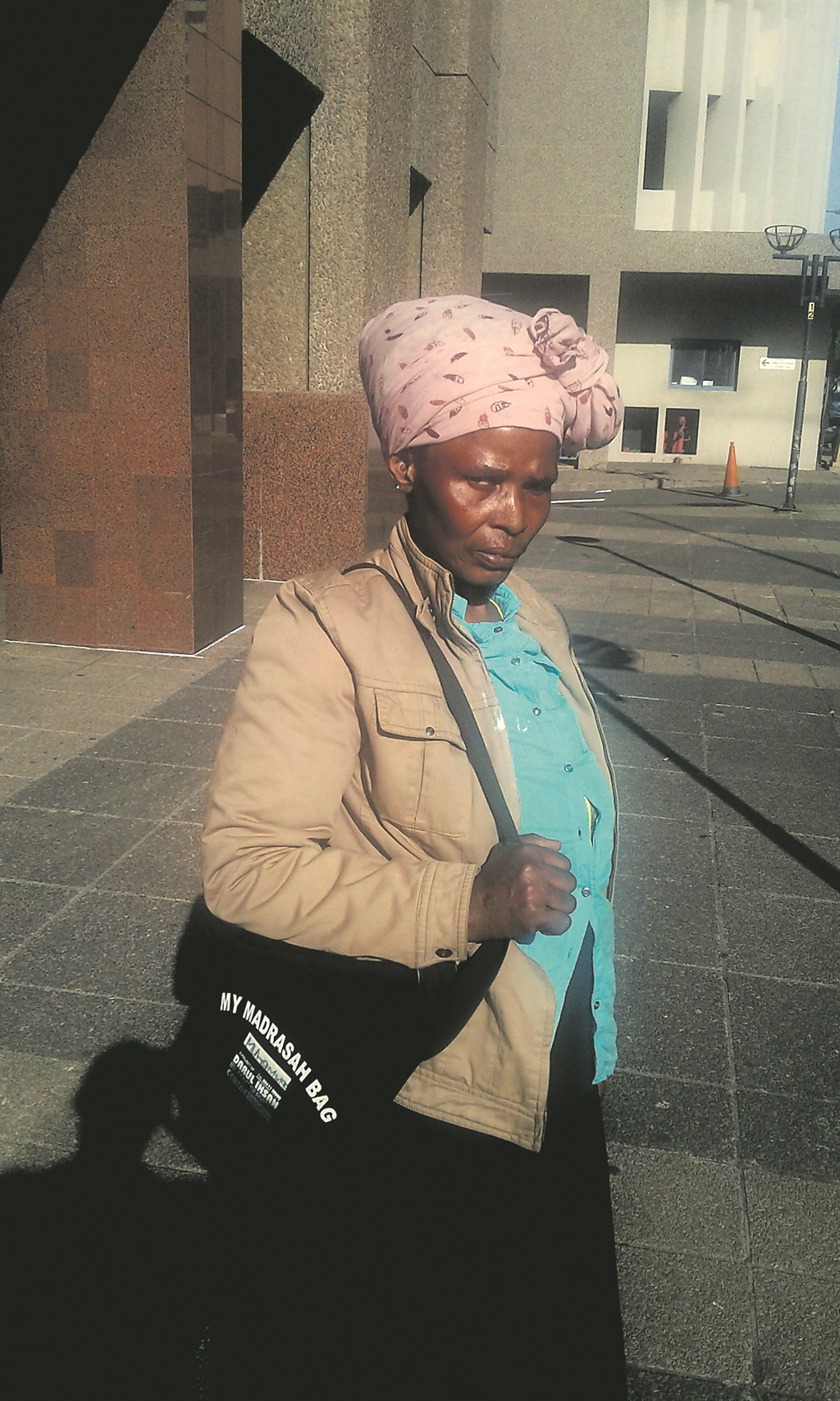 Bertina Mjoli says her legal adviser’s cell number doesn’t work anymore.       Photo by  Willem Phungula
