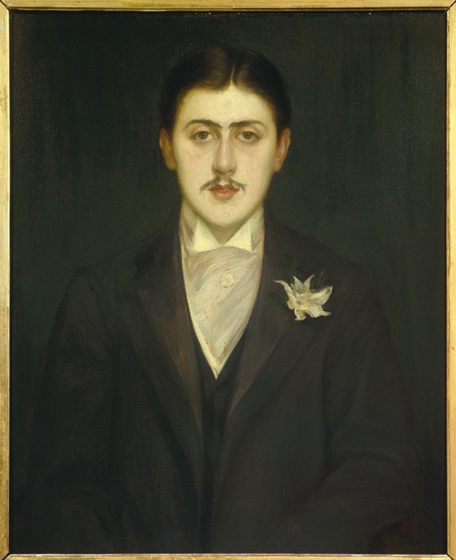 Portrait of Marcel Proust. 1892. Today, it is on display at the Orsay Museum in Paris.