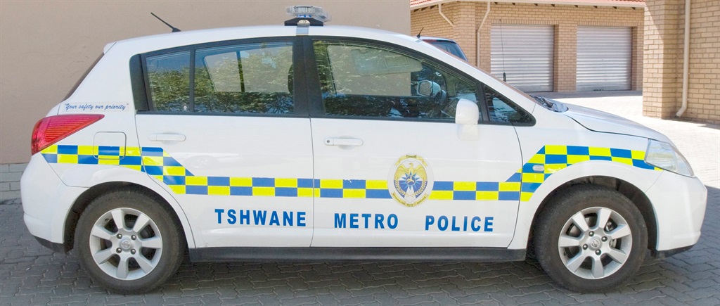 Tshwane Metro Police vehicle. 