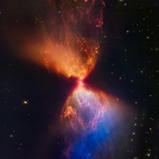 SEE | More celestial majesty as James Webb telescope reveals blazing hourglass around forming star