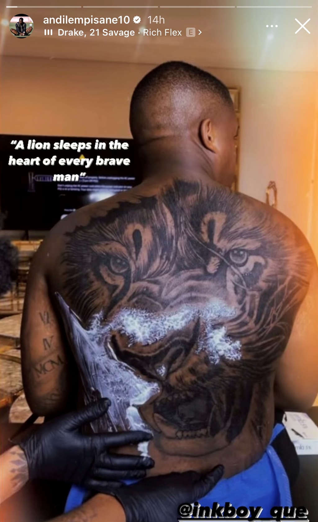 Learn 91 about lion back tattoo best  indaotaonec