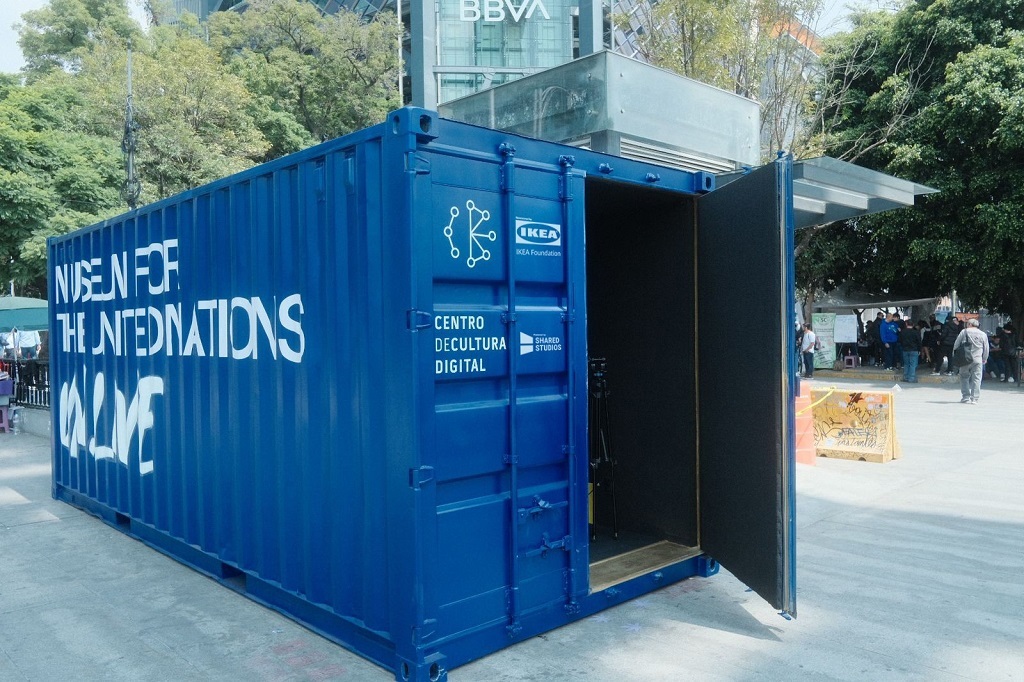 A virtual portal located in Mexico City.