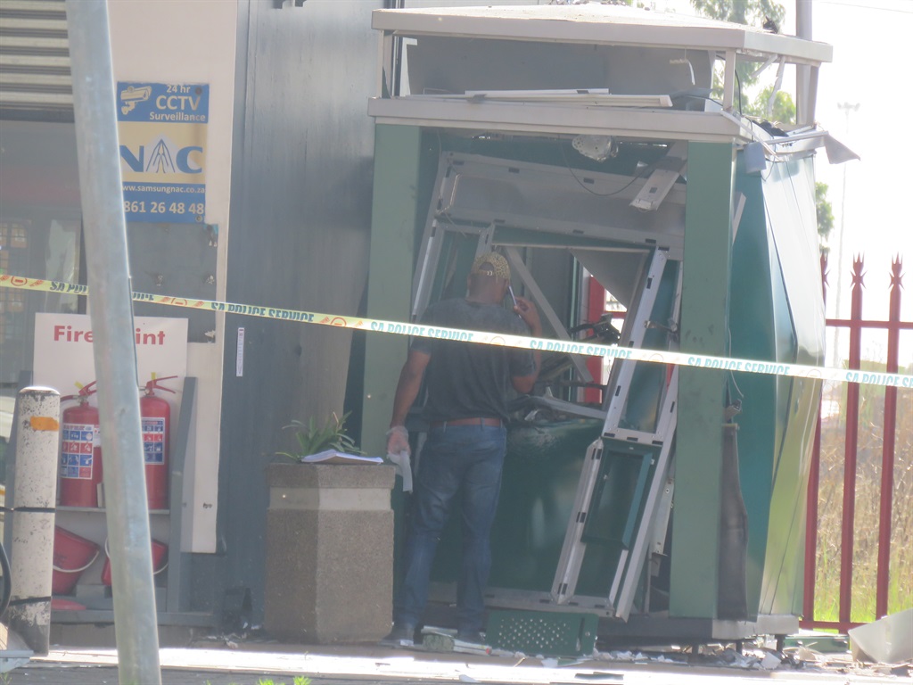 Another ATM bombed this morning in Tsakane. Photo: