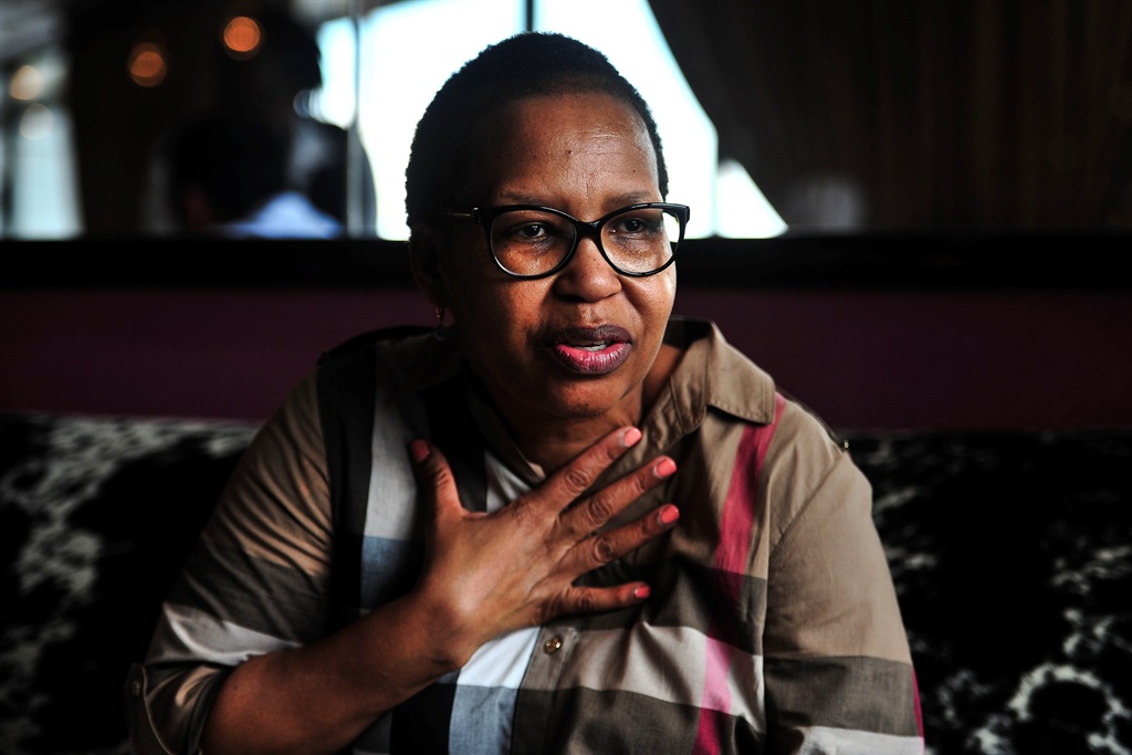 Qedani Mahlangu former Gauteng MEC for Health and Social Development pictured during an interview with City Press at the Pigalle restaurant in Bedfordview. Picture: Rosetta Msimango/City Press.
