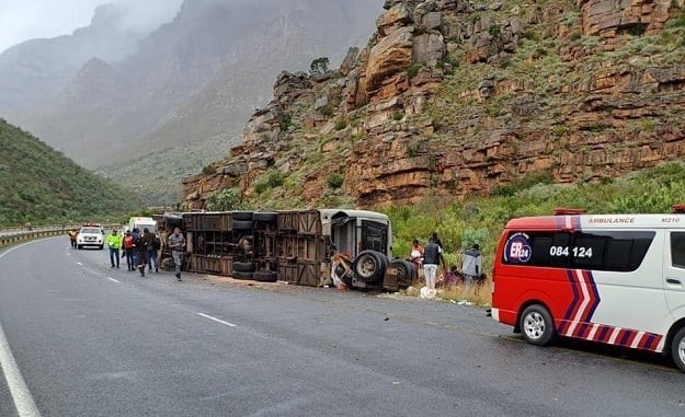 Thirty-eight people were injured following a bus accident in Breede Valley.