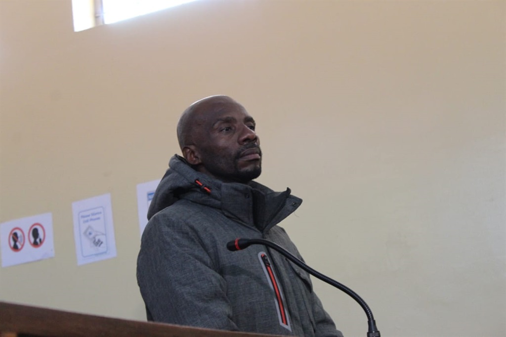 Tebogo Sepale in the dock during his first appearance in May 2023. Photo by Mohanoe Khiba