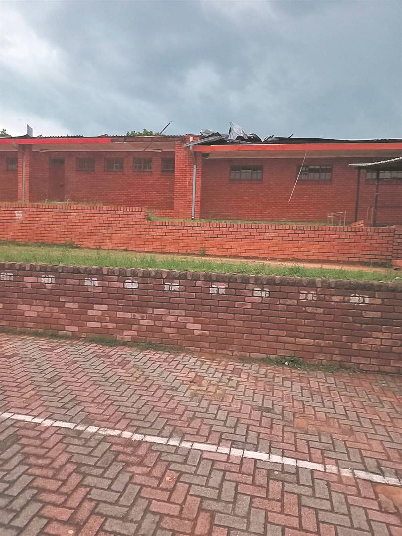 Lundanda High School was not spared when the violent storm hit Mahushu Village on Friday.