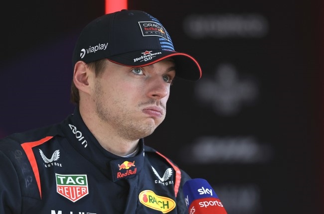 Red Bull's Max Verstappen retired on lap three of the Australian Grand Prix on Sunday with mechanical failure of his Red Bull.(Qian Jun/MB Media/Getty Images)