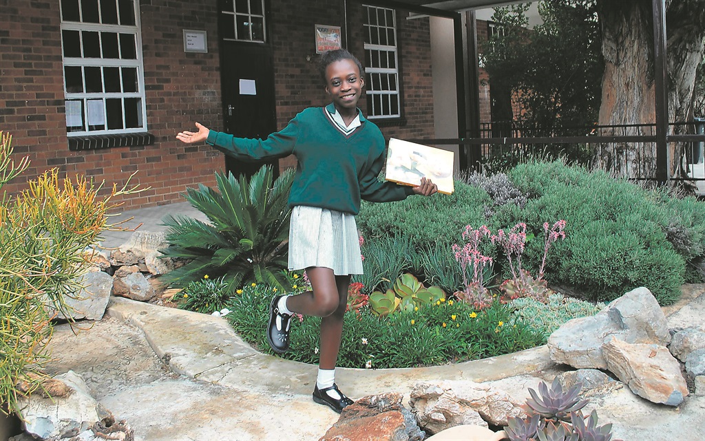 Word Warrior Competition winner, 12-year-old Lolo Legoabe 