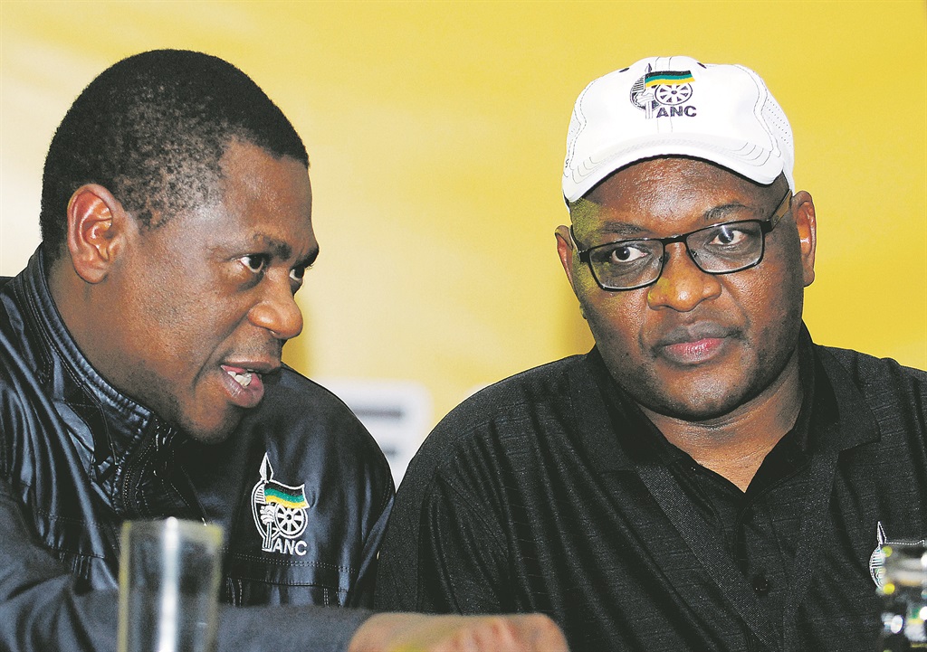THE FUTUREANC Gauteng chairperson Paul Mashatile and Premier David Makhura at the 12th ANC Gauteng Provincial Conference on October 3 2014 in IrenePHOTO: gallo images