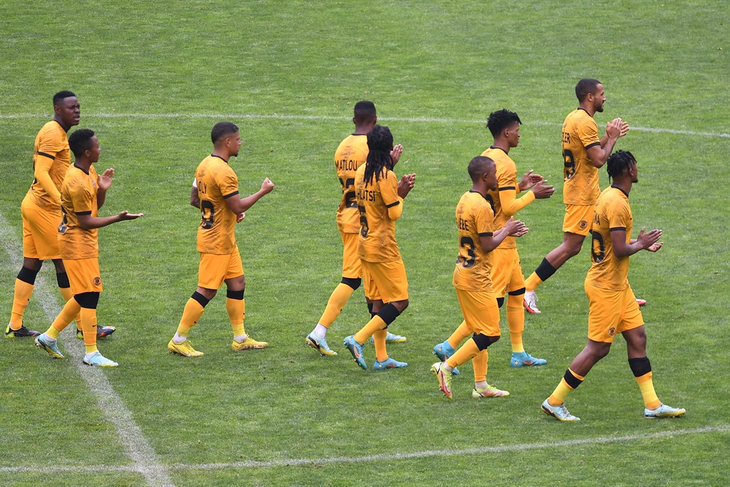Kaizer Chiefs players during the Carling Black Label Cup.(Photo by Lefty Shivambu/Gallo Images)
