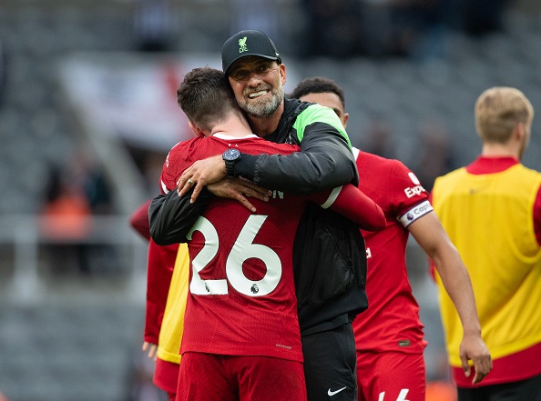 Andrew Robertson has revealed how he and his Liverpool teammates reacted to Jurgen Klopp's decision to step down at the end of the season.