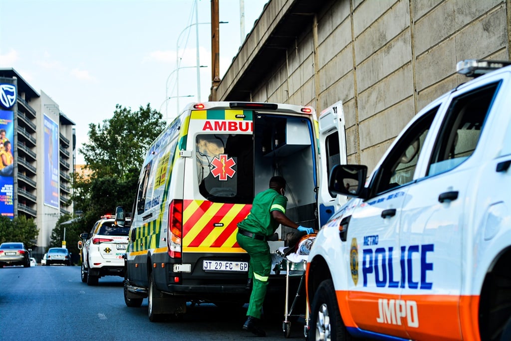 Two Johannesburg Metropolitan Police Department officers were hospitalised after a shootout with armed robbers. (Alfonso Nqunjana/News24)