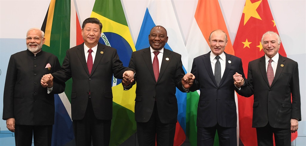 The Brics leaders put on a show of unity at the Sandton Convention Centre last week. Picture: Deaan Vivier/Netwerk24
