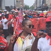 Public service unions start one-day strike, crowds gather in Pretoria 