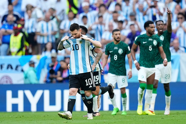 Argentina's Lionel Messi gutted after shock Saudi Arabia defeat