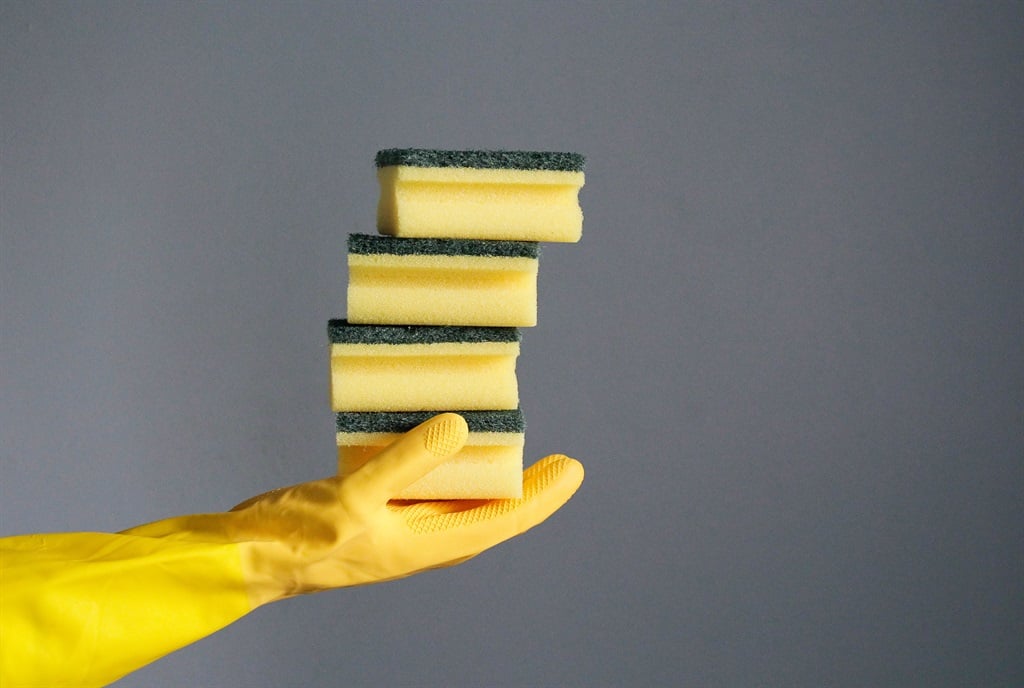Your kitchen sponge is a breeding ground for bacteria.