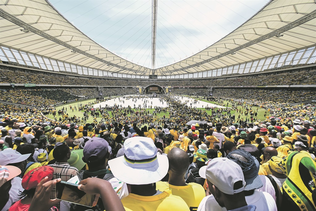 The Moses Mabhida Stadium in Durban, where the ANC launched its election manifesto this weekend.