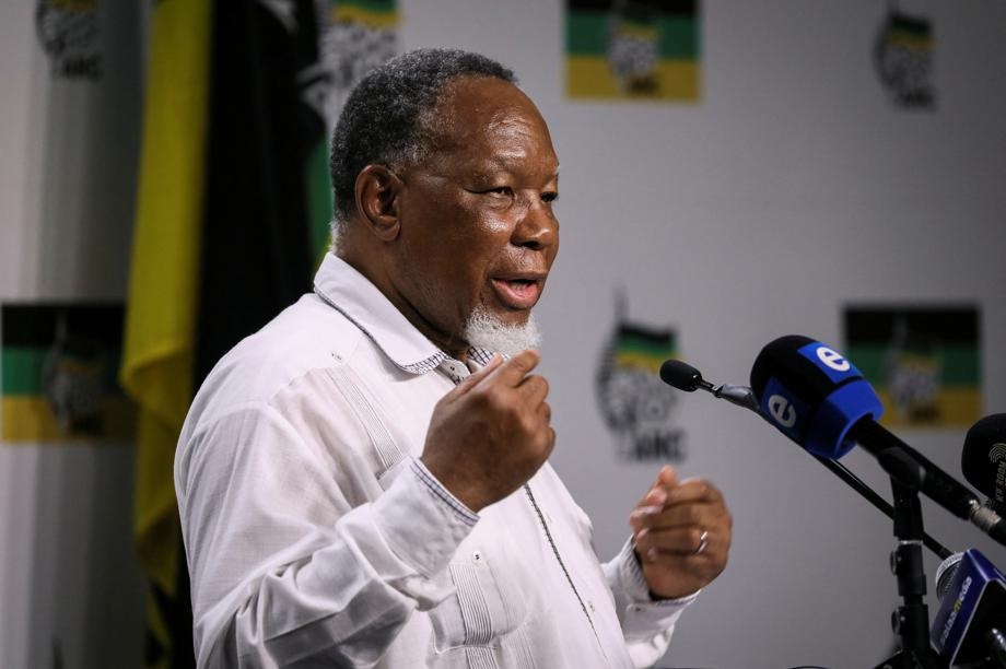 ANC electoral committee head Kgalema Motlanthe announces the candidates for the party’s top six. Photo: Sumaya Hisham/Reuters