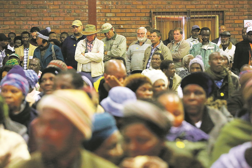 Public comment on the proposed amendment of section 25 of the Constitution, dealing with the question of land expropriation without compensation is closed. Picture: Gallo Images