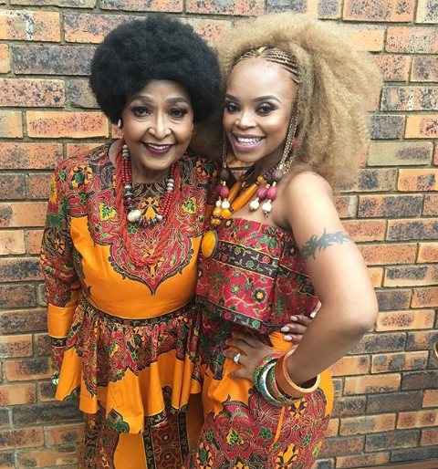 Zoleka Mandela is having a difficult time coping with the loss of her grandmother. Photo: Instagram