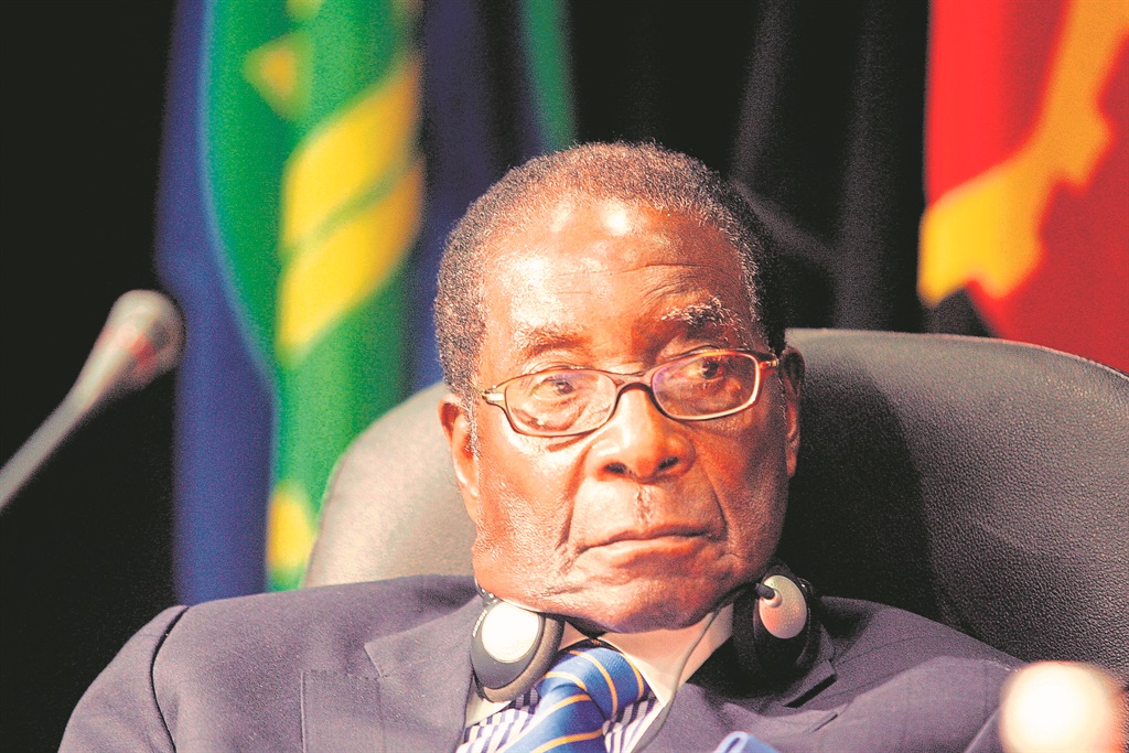 Zimbabwe’s former president Robert Mugabe. Picture: Leon Sadiki