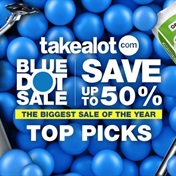 The Takealot.com Blue Dot Sale is NOW ON! Up to 50% OFF Thousands of Deals on TVs, Laptops, Dishwashers, Loadshedding Solutions and more!