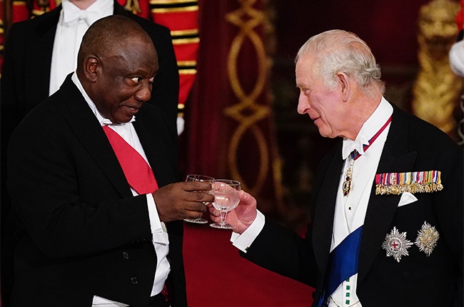 Cyril Ramaphosa and King Charles III. Photo: Aaron Chown - Pool /Getty Images