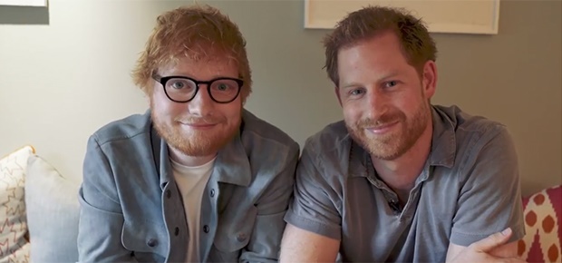 Ed Sheeran and Prince Harry (Photo: Instagram/sussexroyal)