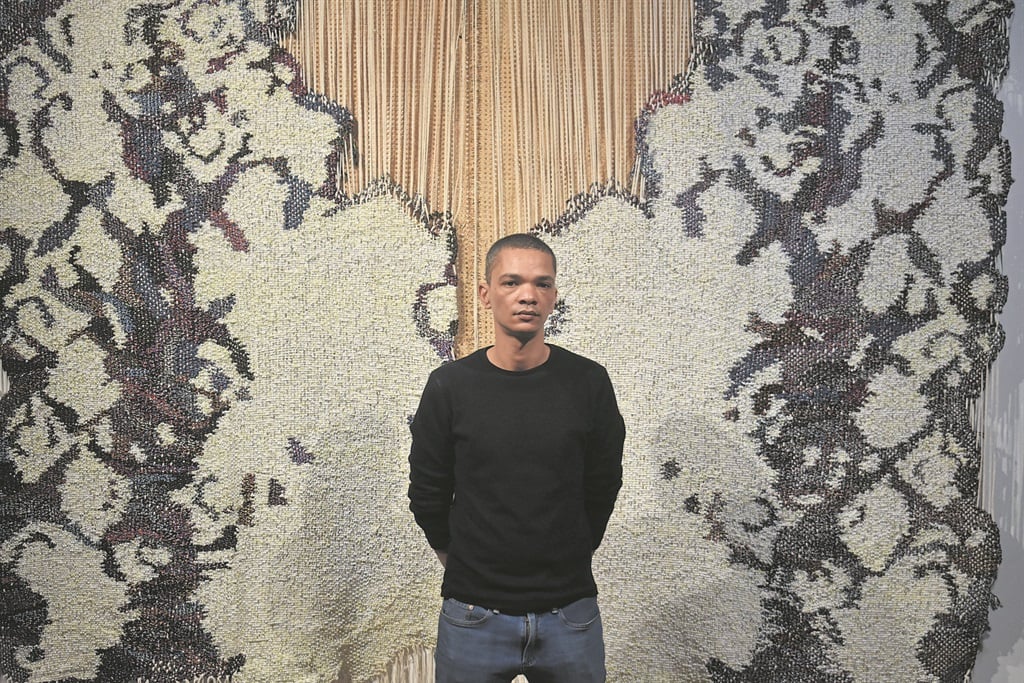 Igshaan Adams has created an eclectic and multisensory large-scale installation, bringing together aspects of textiles and sculpture, found objects and performance to create an immersive iteration. Pictures: Supplied
