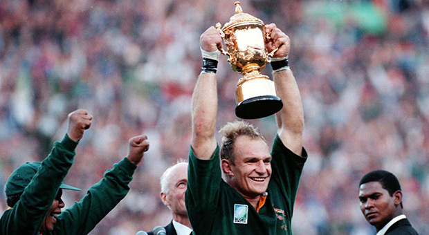 Francios Pienaar in the 1995 Rugby World Cup (Getty Images)