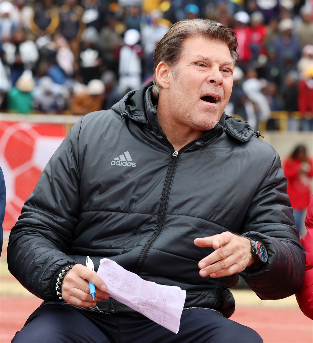 Golden Arrows coach Steve Komphela has lambasted on Luc Eymael and says he does not deserve a job in South Africa. 