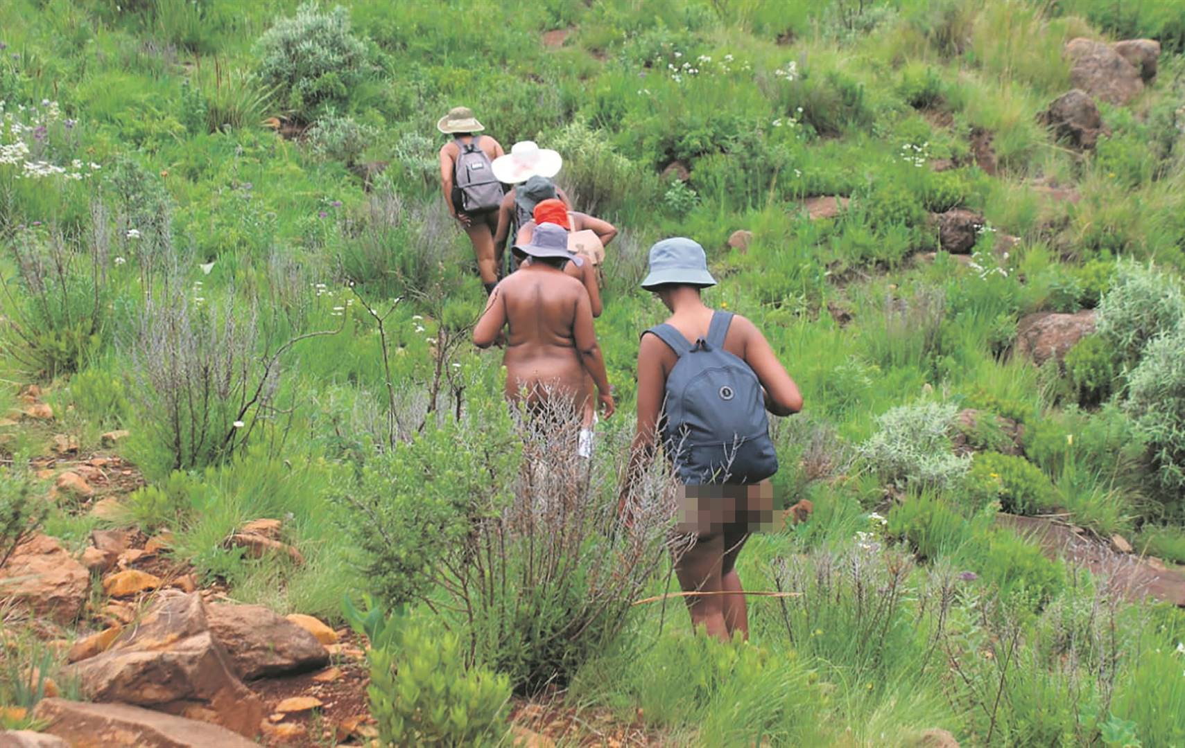 These ladies spent a day motivating each other in nature. 