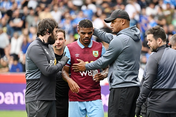 Burnley boss Vincent Kompany has confirmed the status of Lyle Foster's injury.