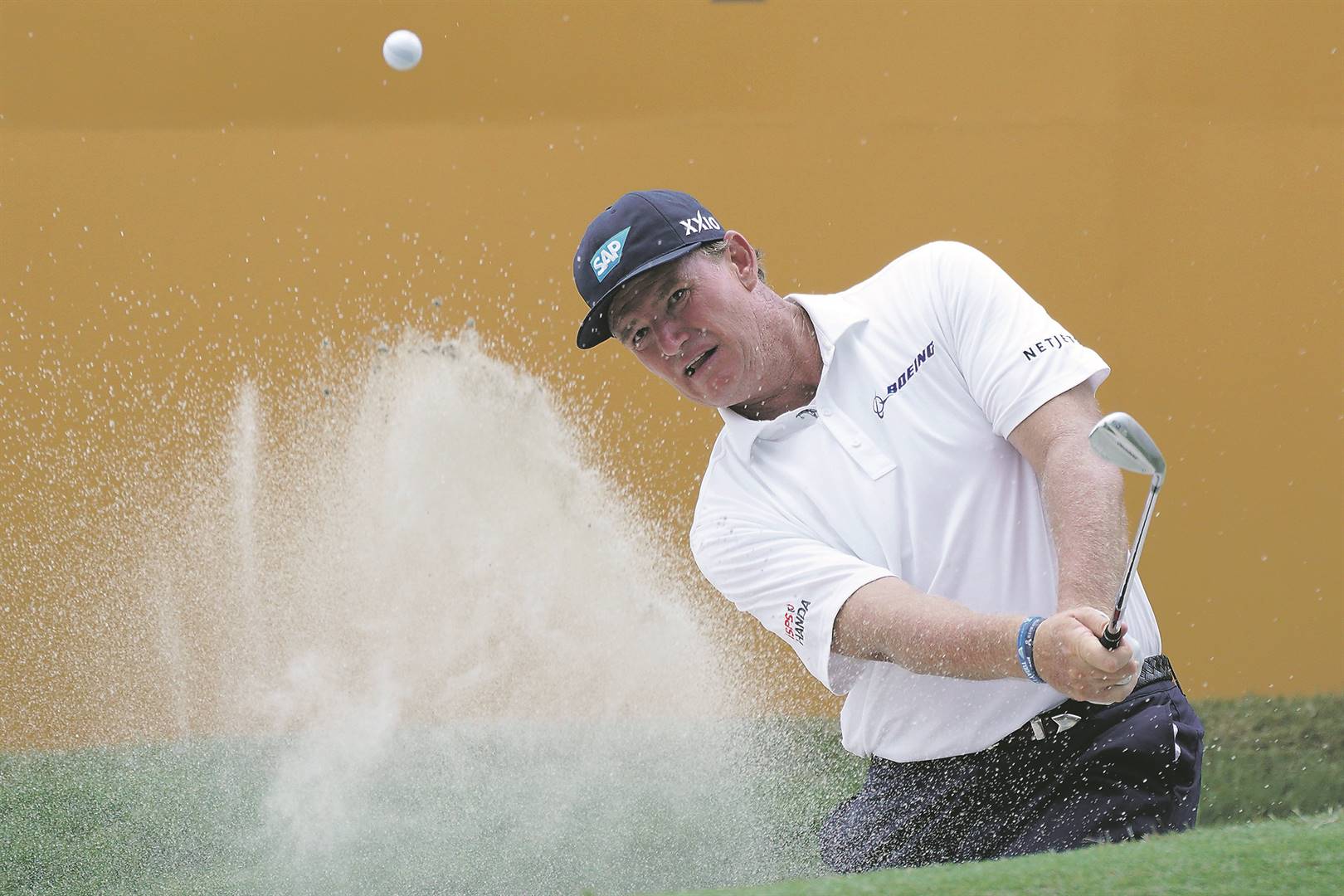 Ernie Els reached his 300th top-10 finish at the Maybank Championship at Saujana Golf and Country Club in Kuala Lumpur, Malaysia, on Sunday Picture: Allsport Co / Getty Images